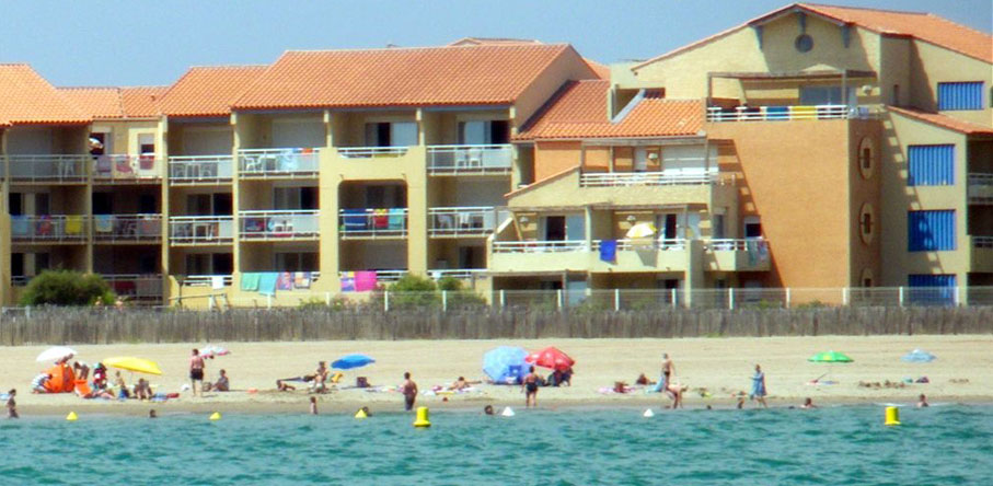 Residenz Alizéa Beach : Vermietung von Ferienresidenzen in Valras an der Languedoc Roussillon