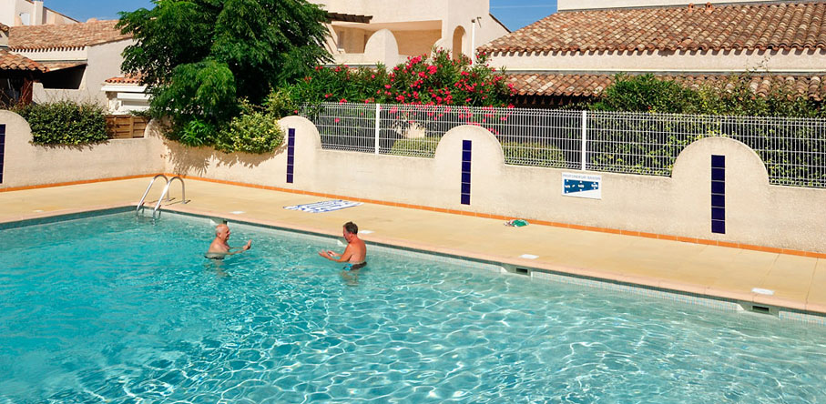 Le Crystal residence : Holiday rental in residence at Cap d'Agde in Languedoc Roussillon