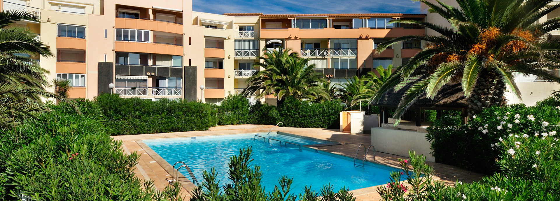 Holiday rental at Cap d'Agde : Savanna Beach residence