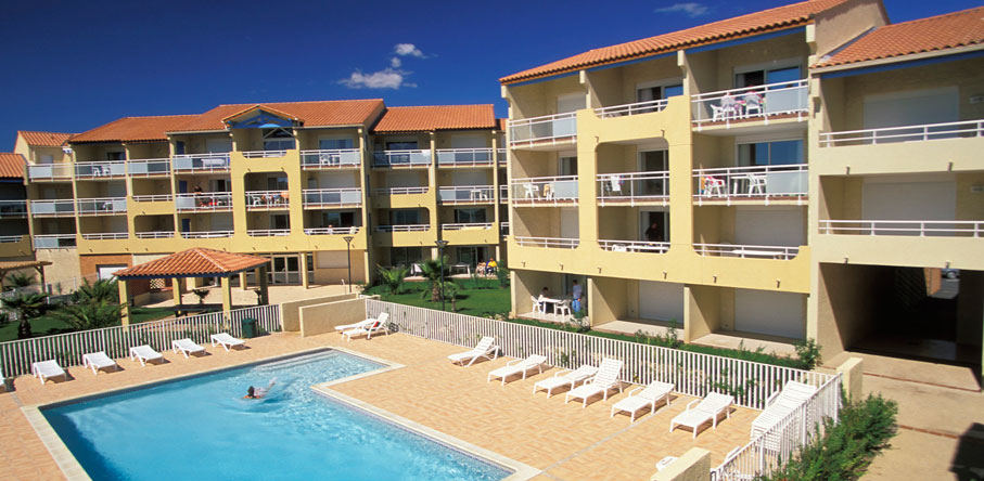 Résidence Alizéa Beach : location de résidence vacances à Valras en Languedoc Roussillon