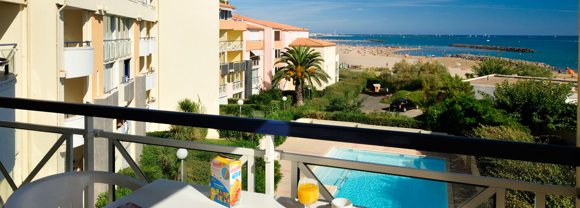 Holiday rental at Cap d'Agde : Savanna Beach residence